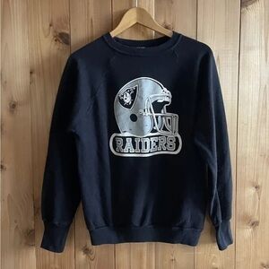 Vintage Raiders Sweatshirt Made USA Logo 7